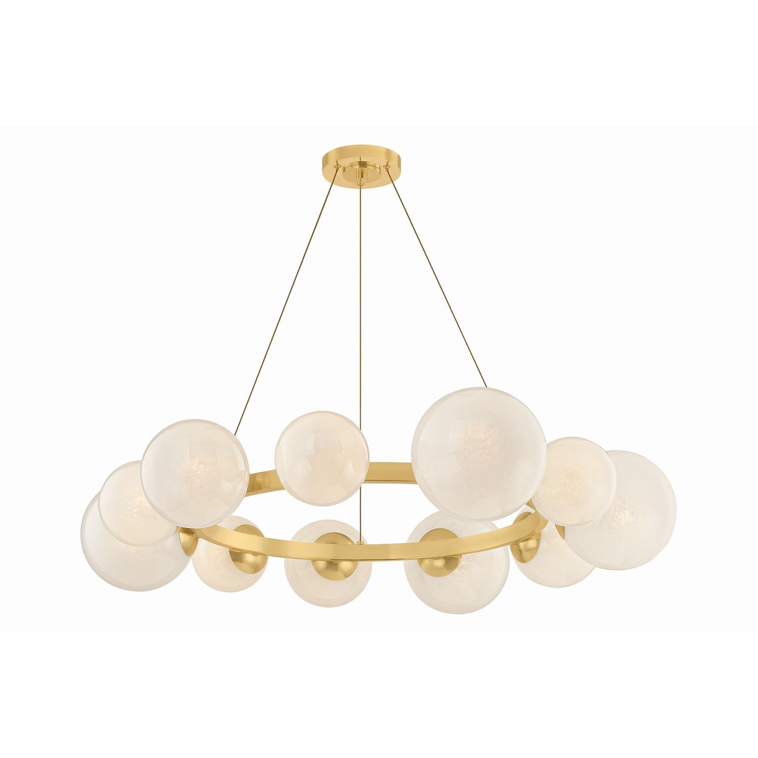 Hudson Valley Canada - 5540-AGB - 11 Light Chandelier - Pacama - Aged Brass