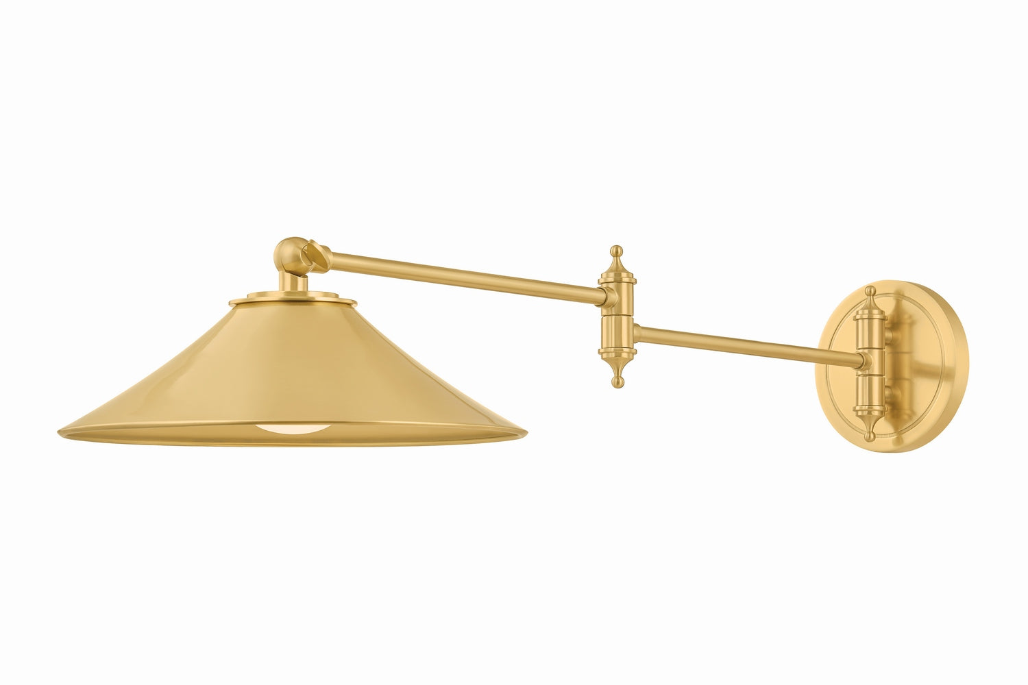 Hudson Valley Canada - 5621-AGB - LED Wall Sconce - Lithgow - Aged Brass