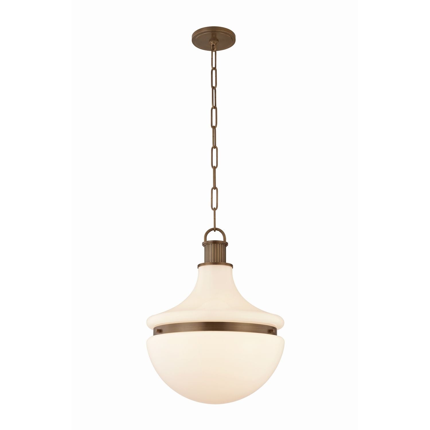 Vallée de l'Hudson, Canada - 5817-HB - Une lampe Suspension - Barryville - Bronze historique