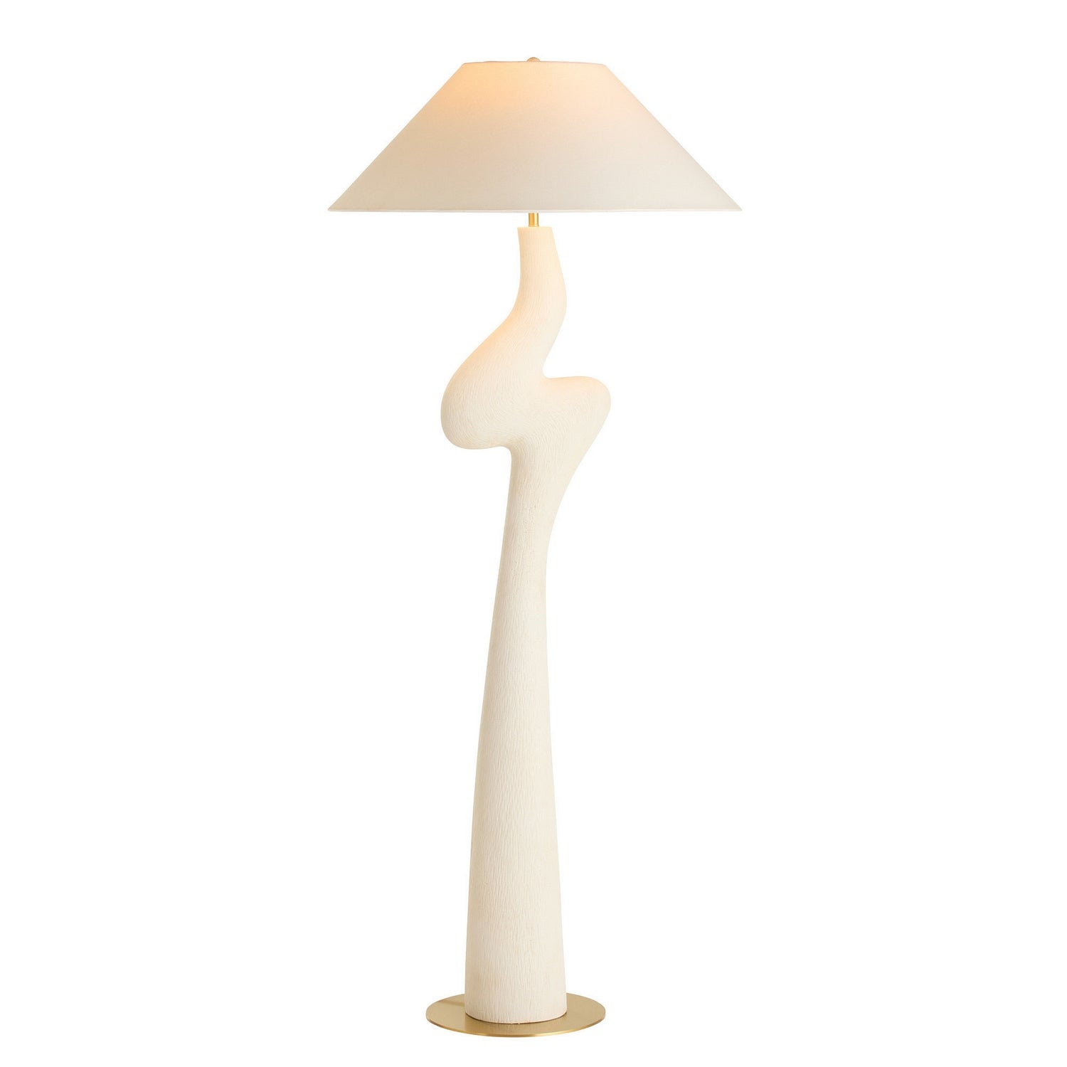 Arteriors - PFC22-603 - Lampadaire à une lumière - Nicolette - Ivoire