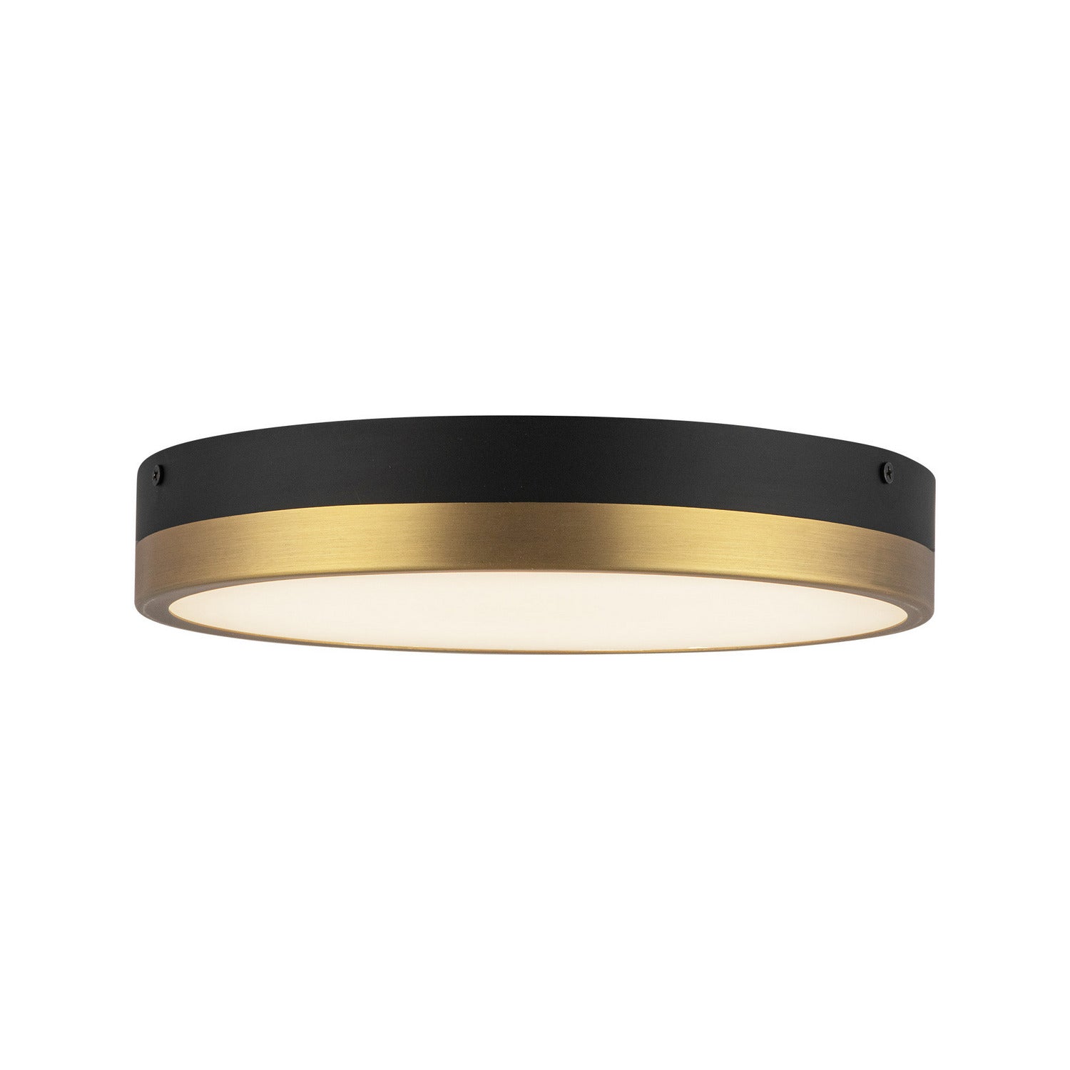 Alora Canada - FM554211AGMB-5CCT - LED Flush Mount - Adelaide - Aged Gold/Matte Black