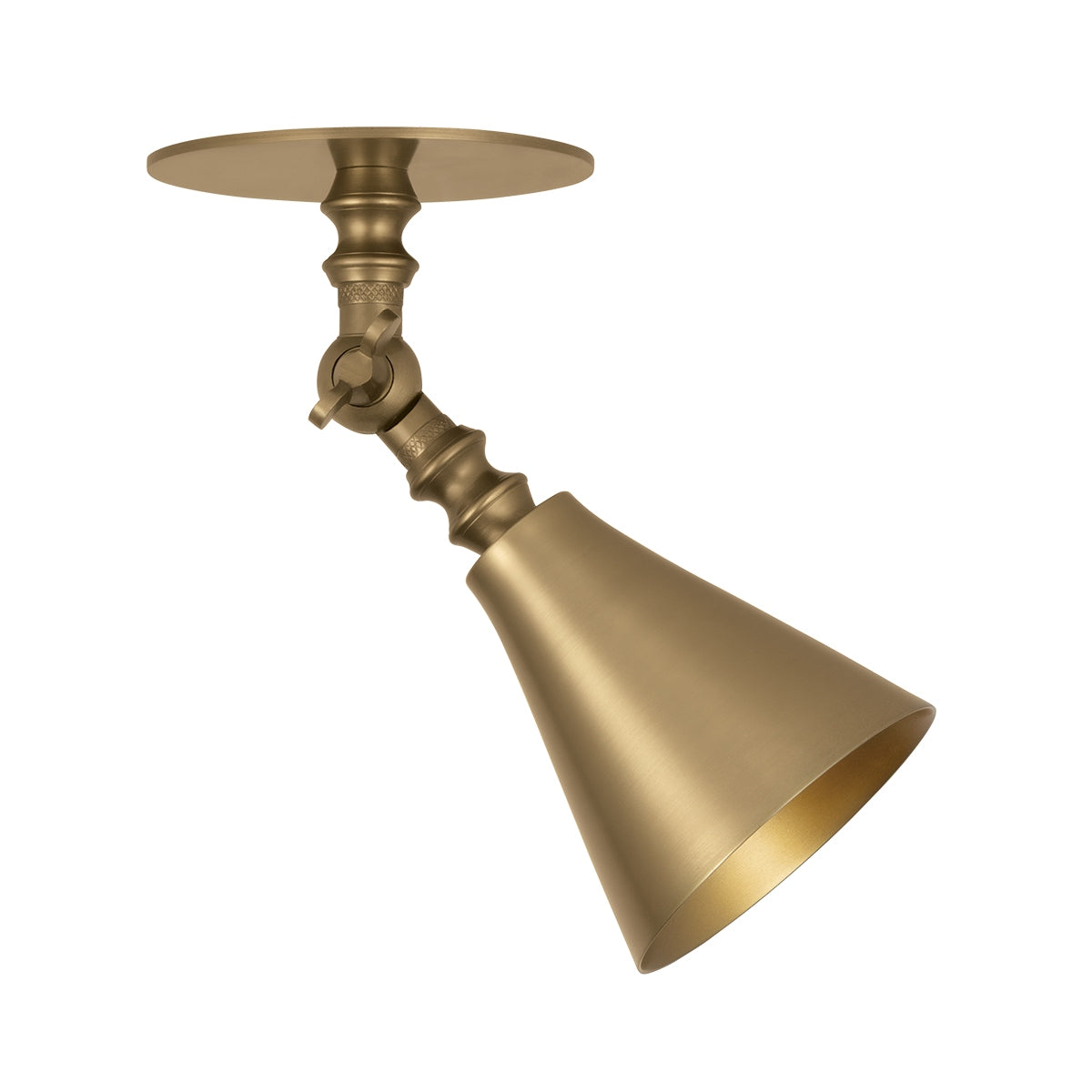 Troy Lighting Canada - C1204-PBR - One Light Flush Mount - Necessity - Patina Brass