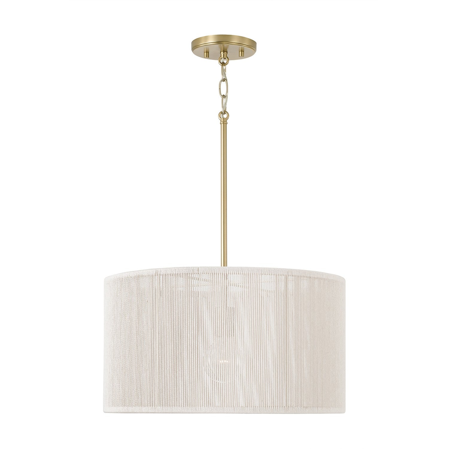 Éclairage Capital - 357914MA - Une lampe Suspension - Tara - Laiton mat