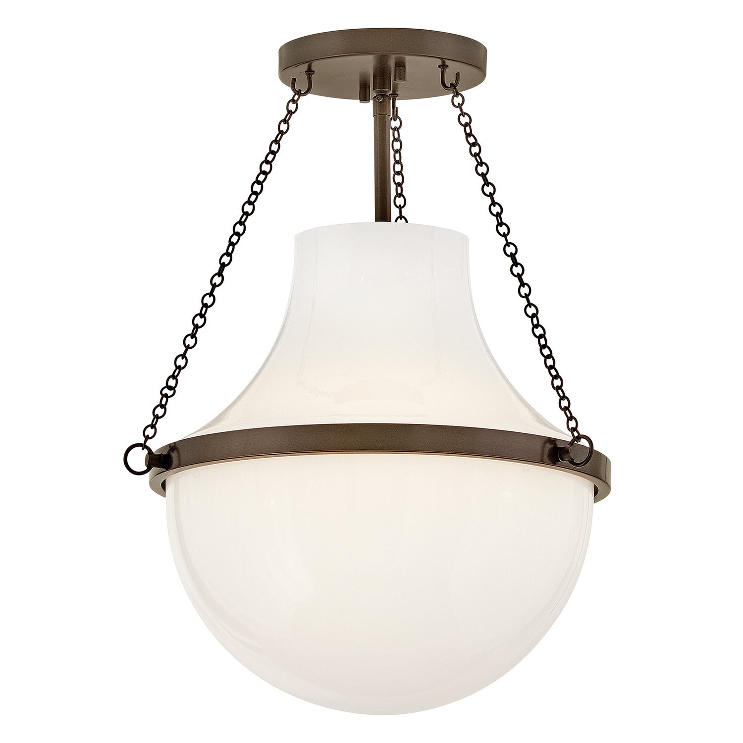 Hinkley Canada - 46891HZ - LED Semi-Plafonnier - Collins - Bronze Héritage