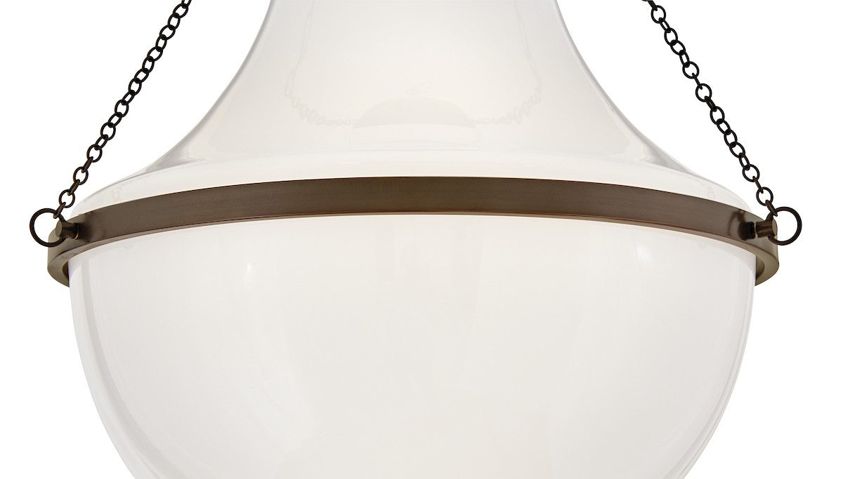 Hinkley Canada - 46893HZ - LED Semi-Plafonnier - Collins - Bronze Héritage