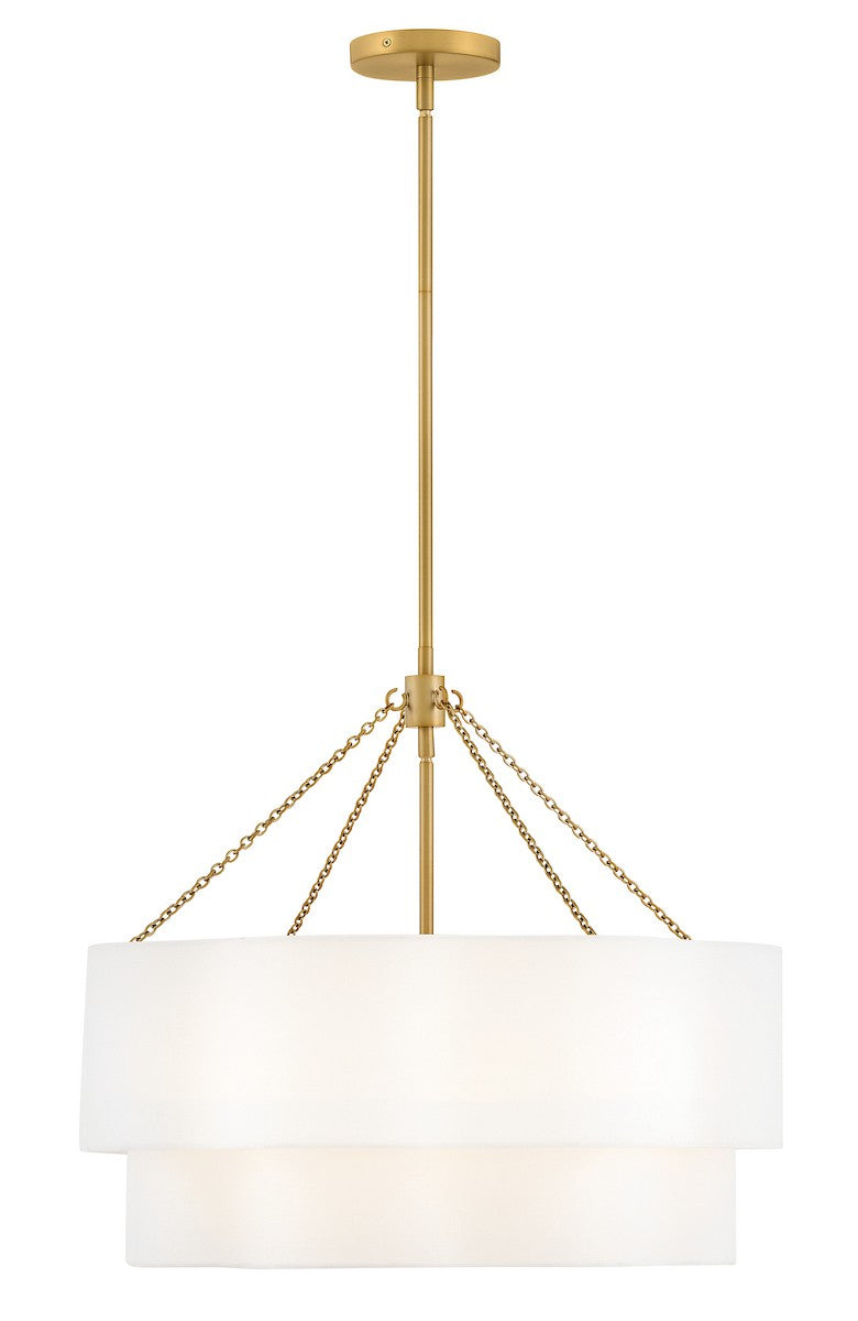 Hinkley Canada - 47734LCB - LED Chandelier - Gwen - Lacquered Brass
