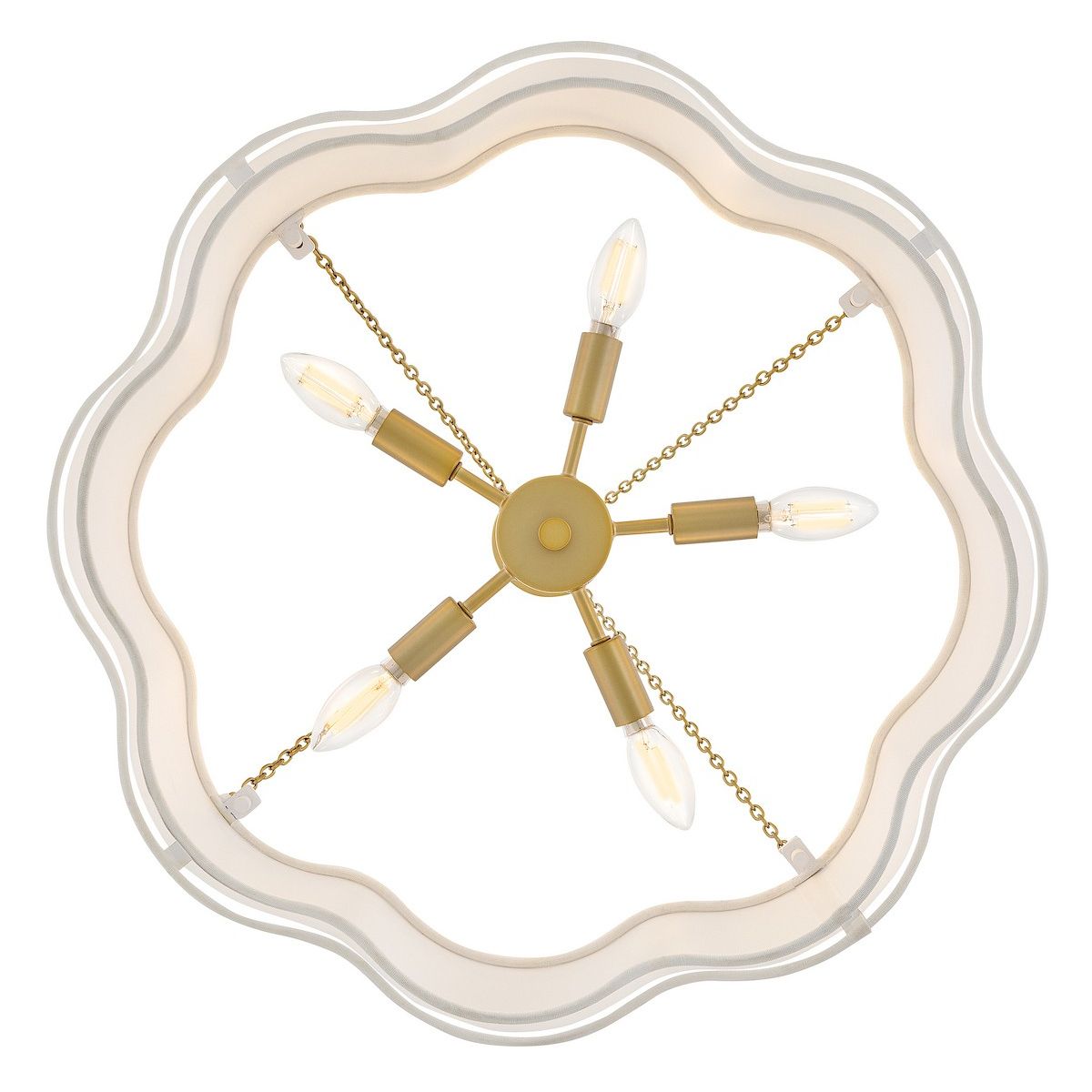 Hinkley Canada - 47734LCB - LED Chandelier - Gwen - Lacquered Brass