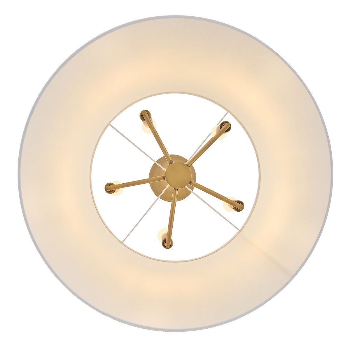 Hinkley Canada - 48534HB - LED Chandelier - Clive - Heritage Brass