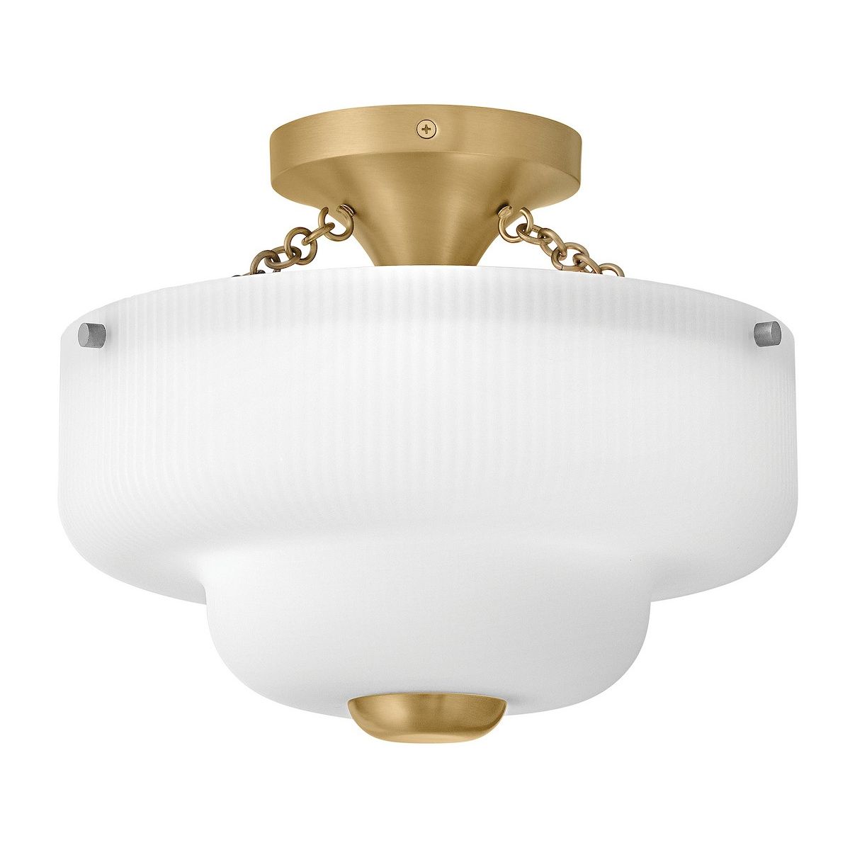 Hinkley Canada - 48571LCB - LED Semi-Plafonnier - Adella - Laiton laqué