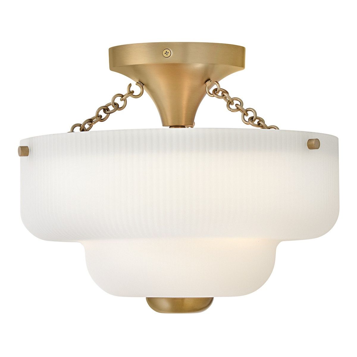 Hinkley Canada - 48571LCB - LED Semi-Plafonnier - Adella - Laiton laqué
