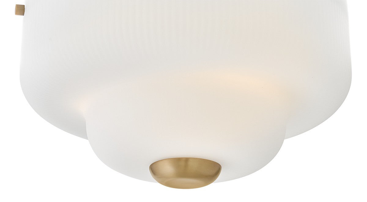 Hinkley Canada - 48571LCB - LED Semi-Flush Mount - Adella - Lacquered Brass
