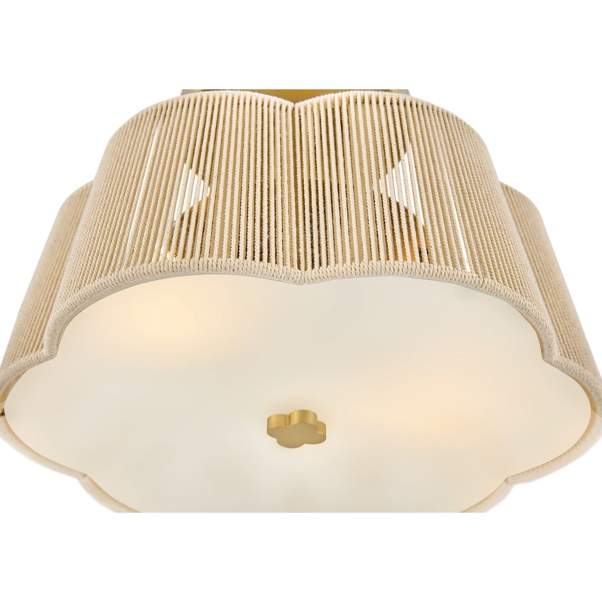 Hinkley Canada - 48581LCB - LED Semi-Plafonnier - Sasha - Laiton laqué