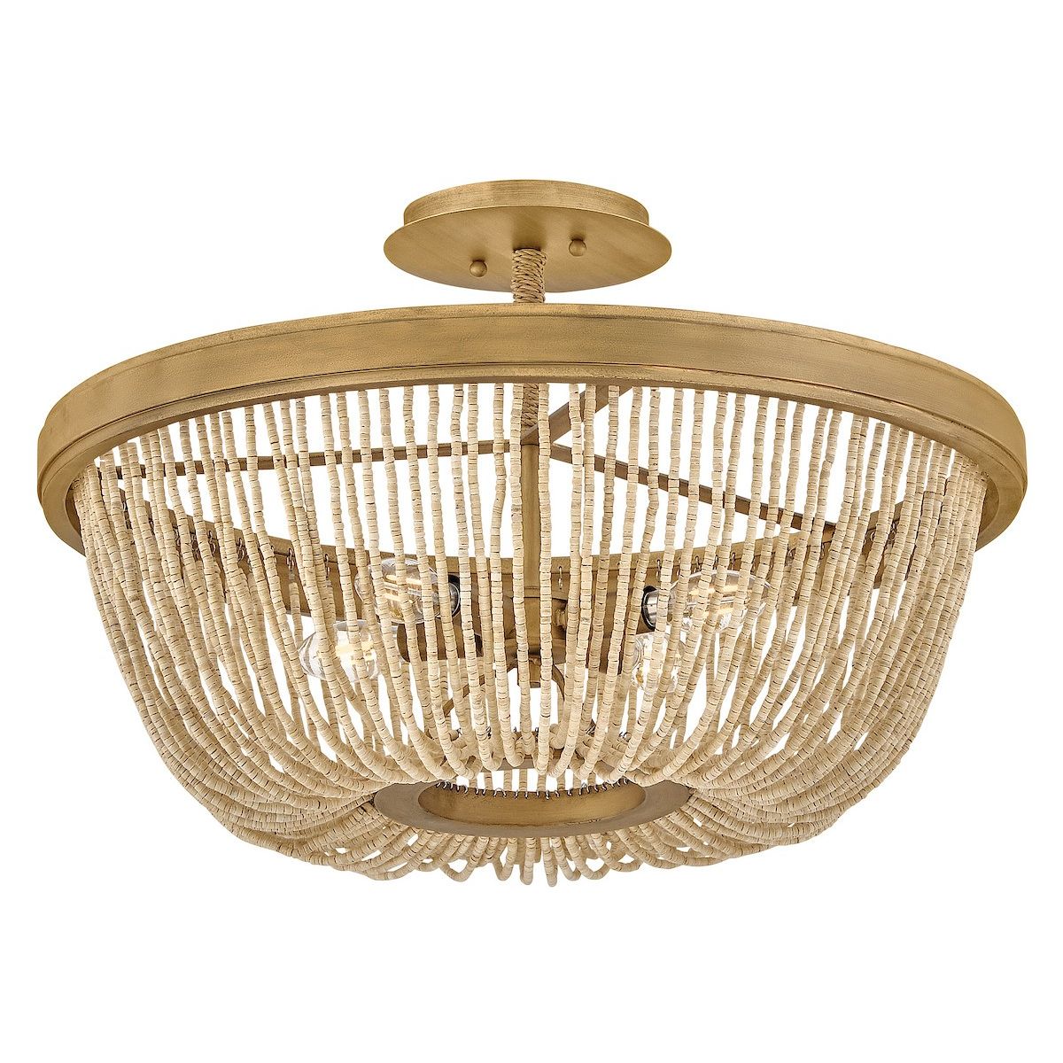 Hinkley Canada - 48613BNG - LED Semi-Plafonnier - Tula - Or bruni