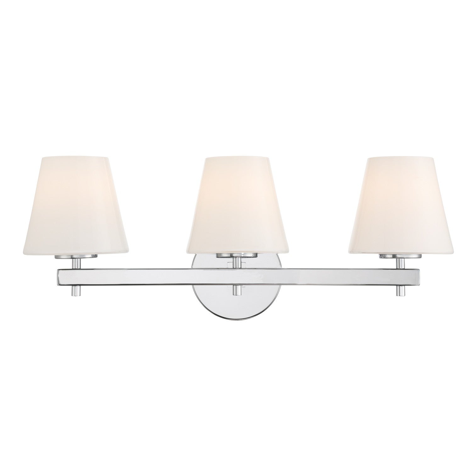Crystorama - COL-203-CH - Applique murale trois lumières - Colton - Chrome poli