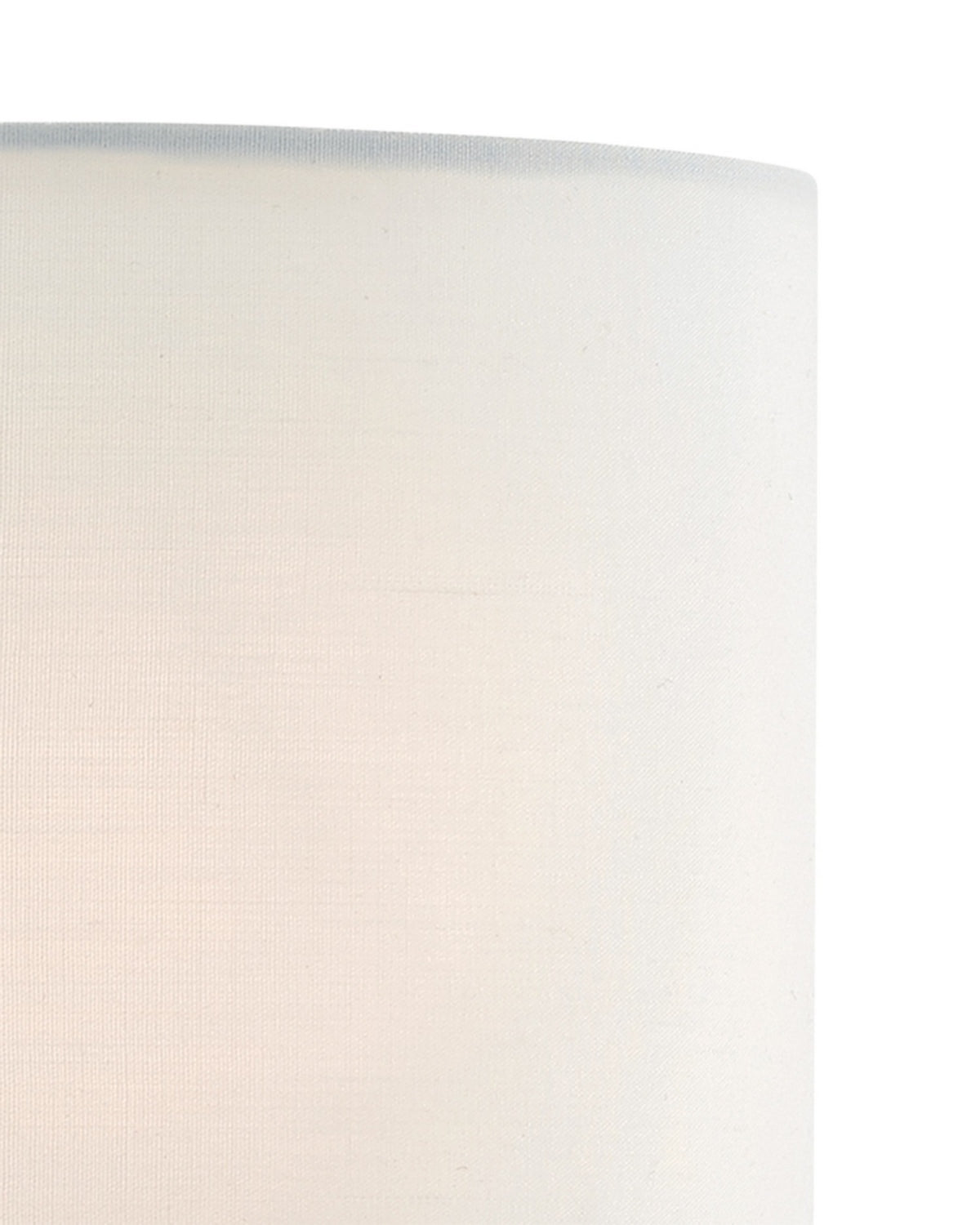 Currey and Company 0454 Cotton Drum Chandelier Shade in White Cotton