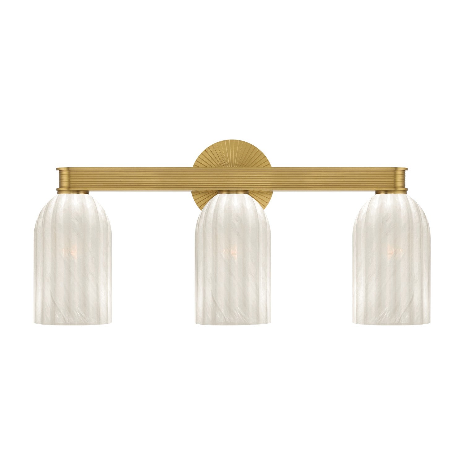 Crystorama - LOT-713-LG - Luminaire de salle de bain à trois lumières - Lotus - Luxe Gold