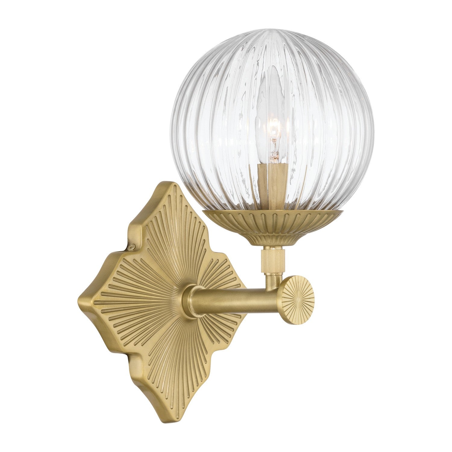 Crystorama - ORY-1001-AG-CL - One Light Wall Sconce - Orly - Aged Brass