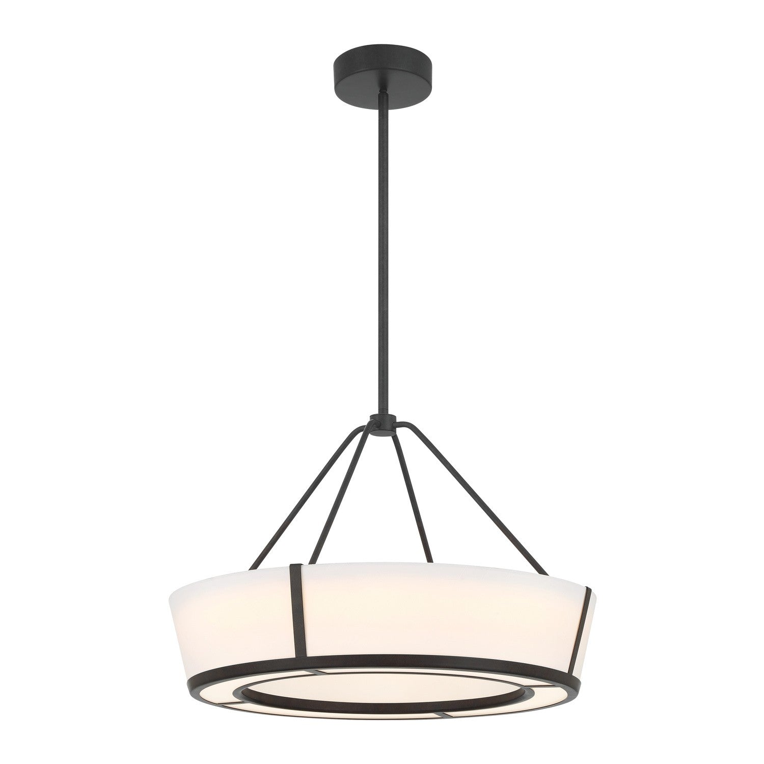 Crystorama - RYC-8106-CZ - LED Suspension - Royce - Bronze anthracite