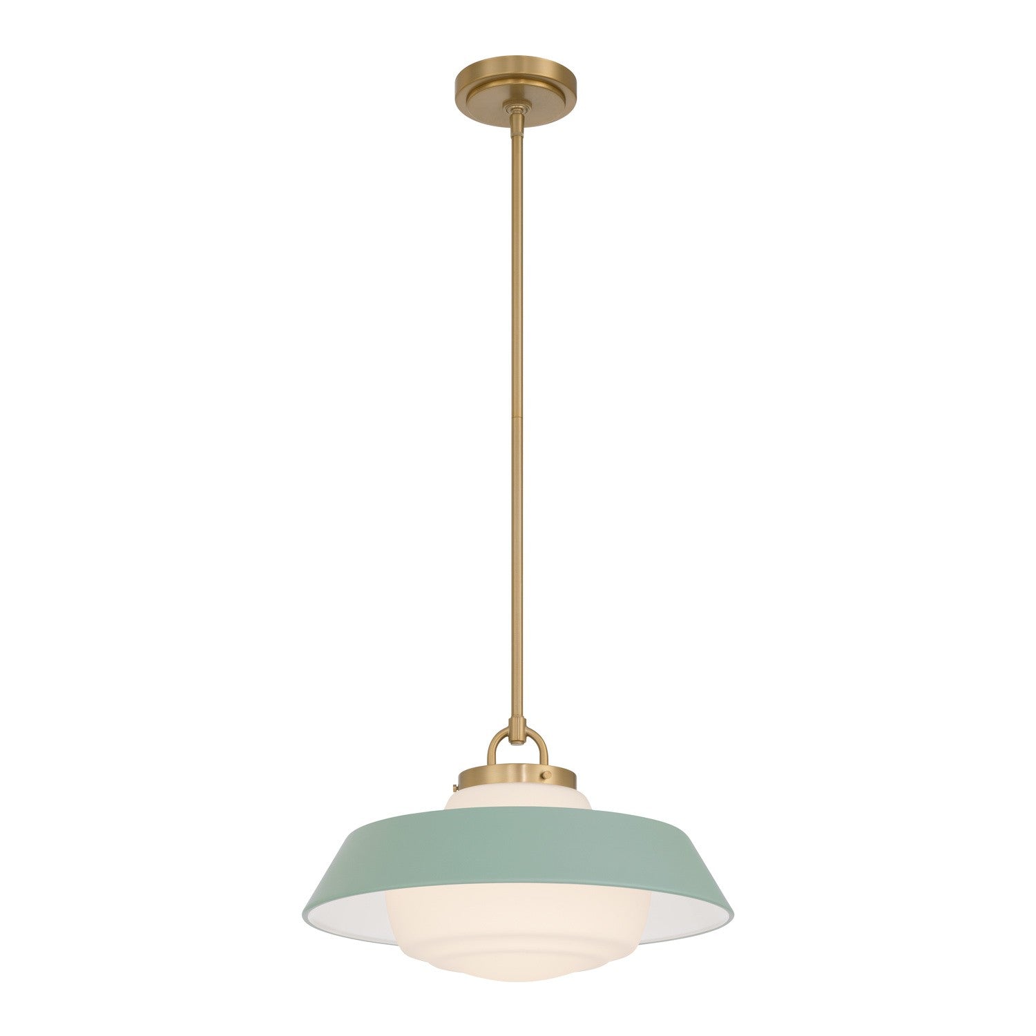 Crystorama - XAN-8006-VG-GR - Une lampe Suspension - Xander - Or vibrant