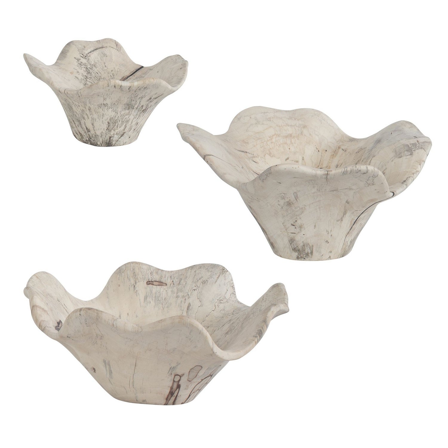 Uttermost - 03505 - Ensemble de décoration murale/3 - Teo - Blanchi clair