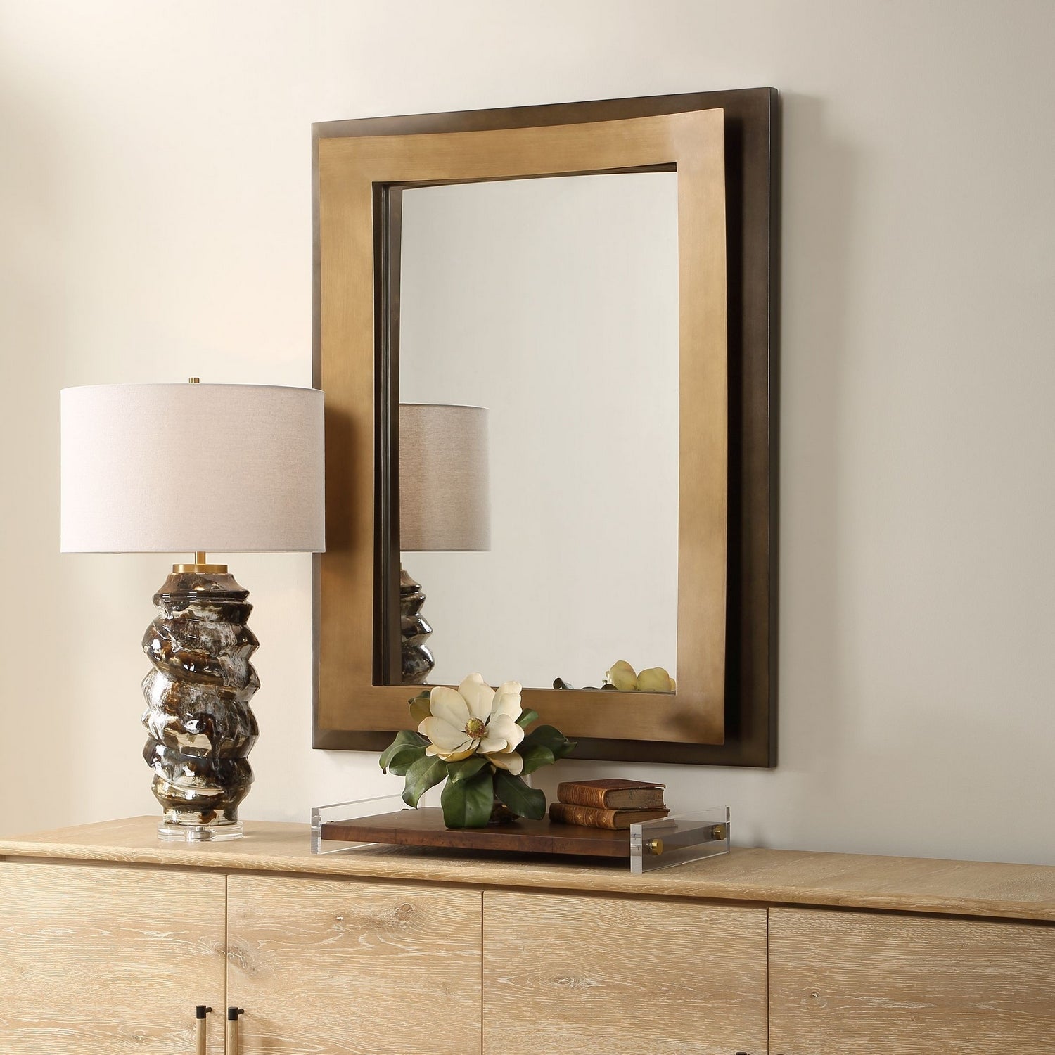 Uttermost - 08295 - Miroir - Au détour du chemin - Bronze doré