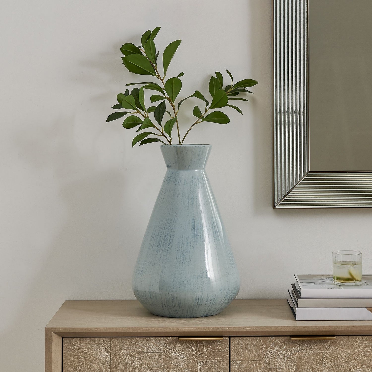 Uttermost - 18303 - Vase - Flare Spire - Bleu