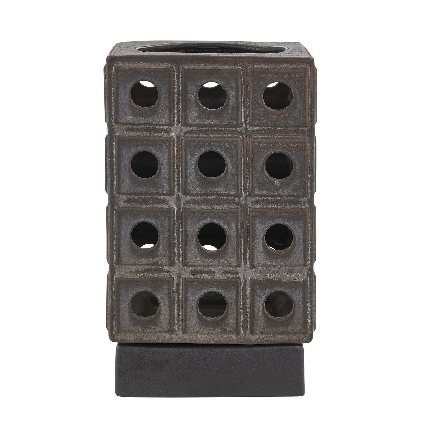 Uttermost - 18322 - Bougeoir - Treillis - Marron vieilli