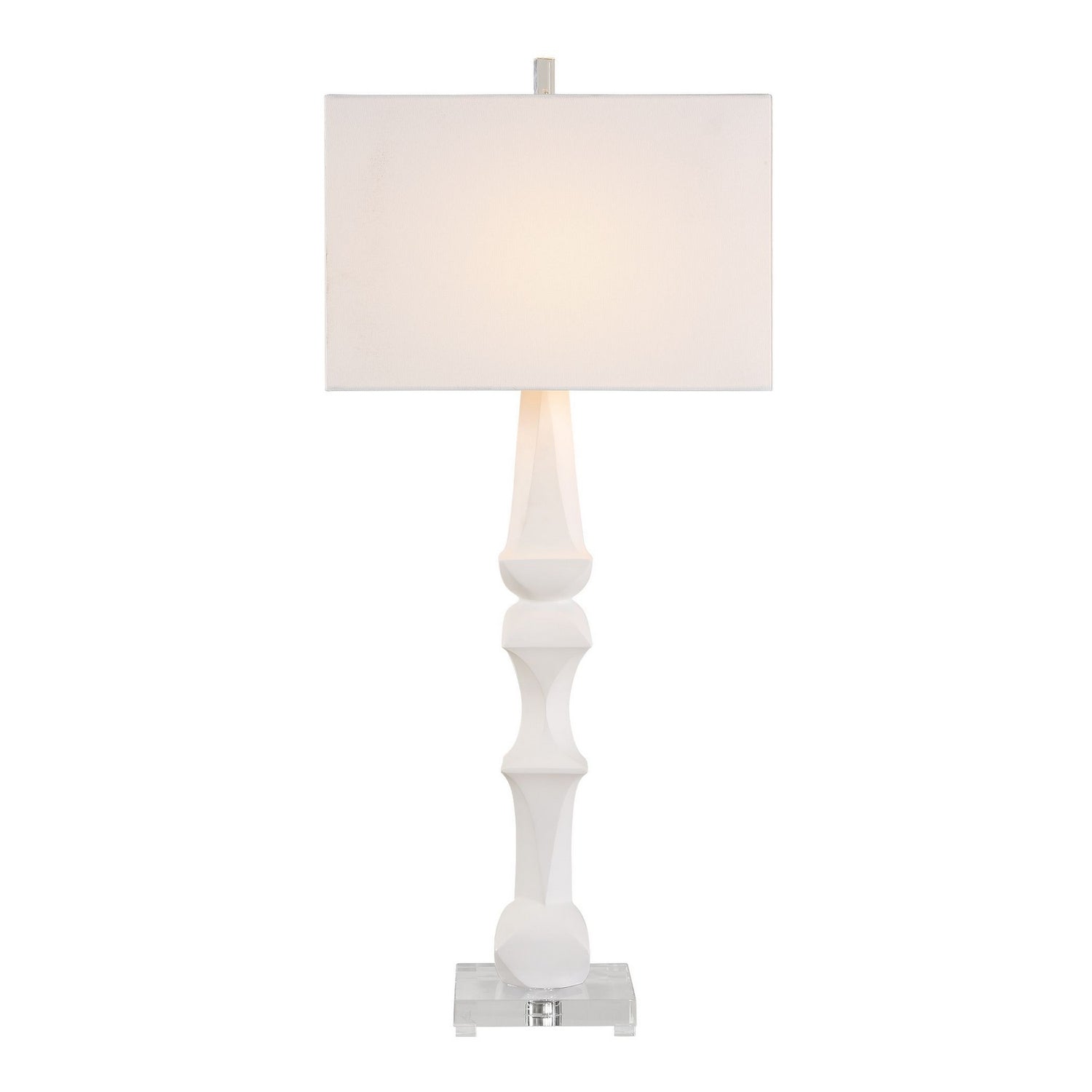Uttermost - 30648 - One Light Table Lamp - Mayme - Polished Nickel