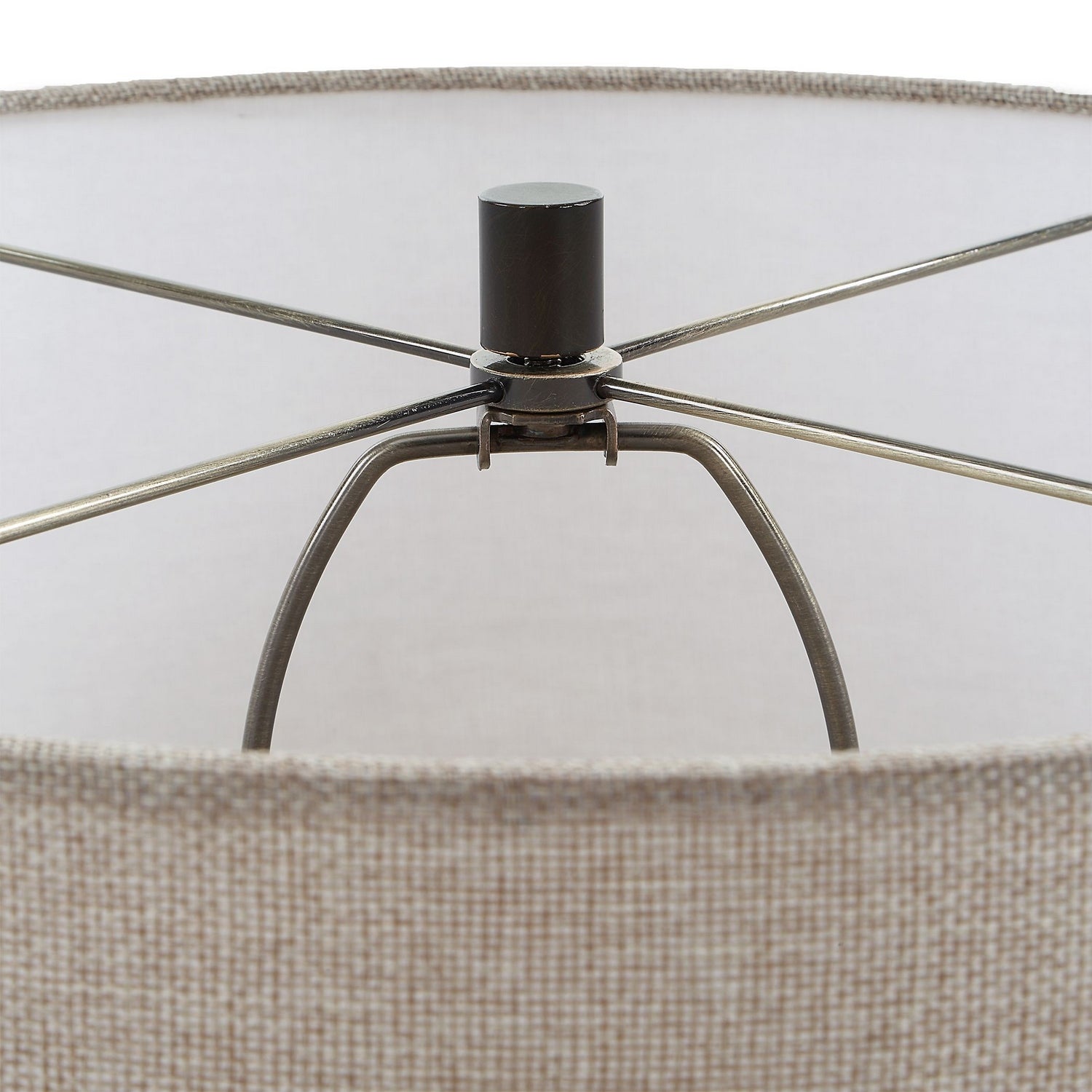 Uttermost - 30665 - Une lumière Lampe de table - Barat - Noir élégant