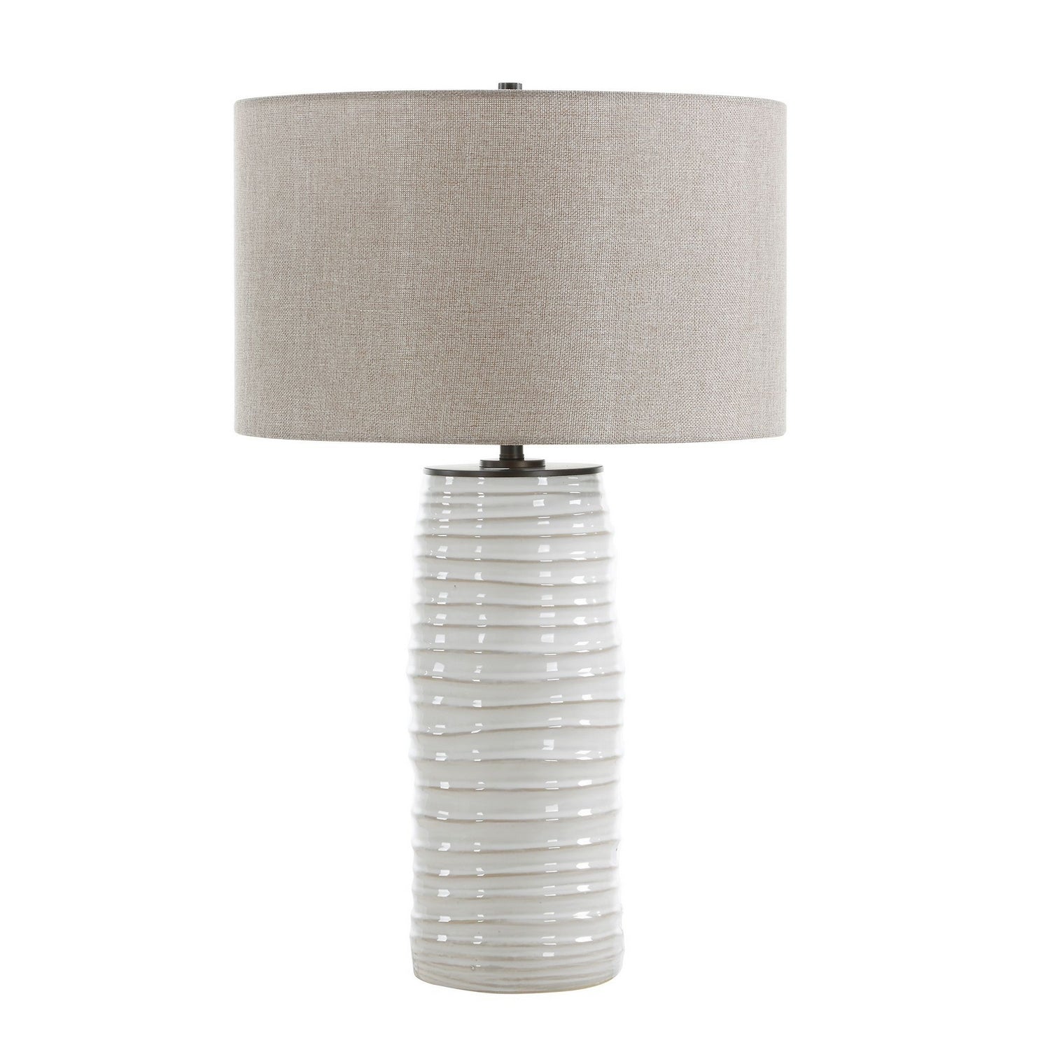 Uttermost - 30665 - Une lumière Lampe de table - Barat - Noir élégant
