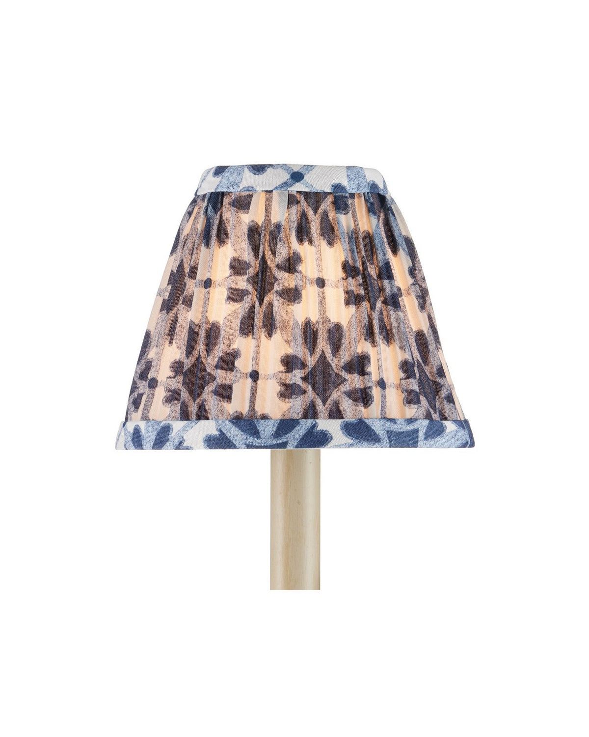 Abat-jour conique Currey and Company 0900-0054 Pembrook bleu