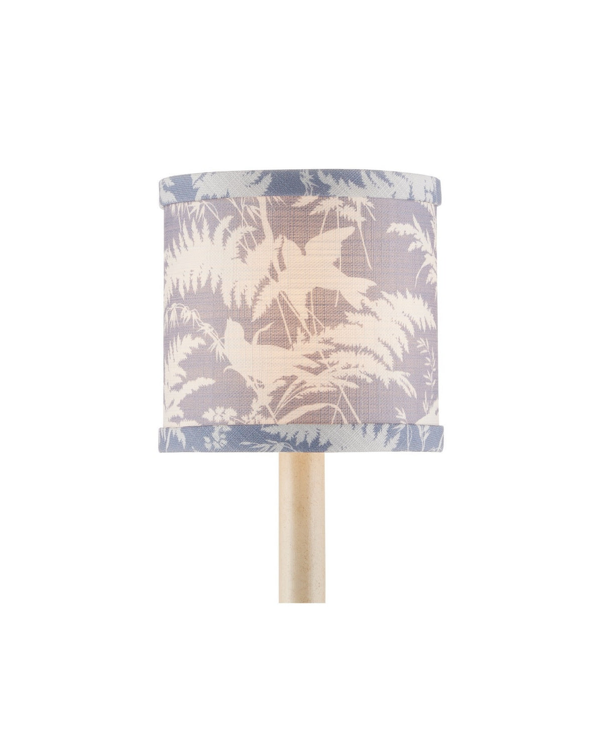 Abat-jour Currey and Company 0900-0056, coloris bleu poussiéreux/ivoire