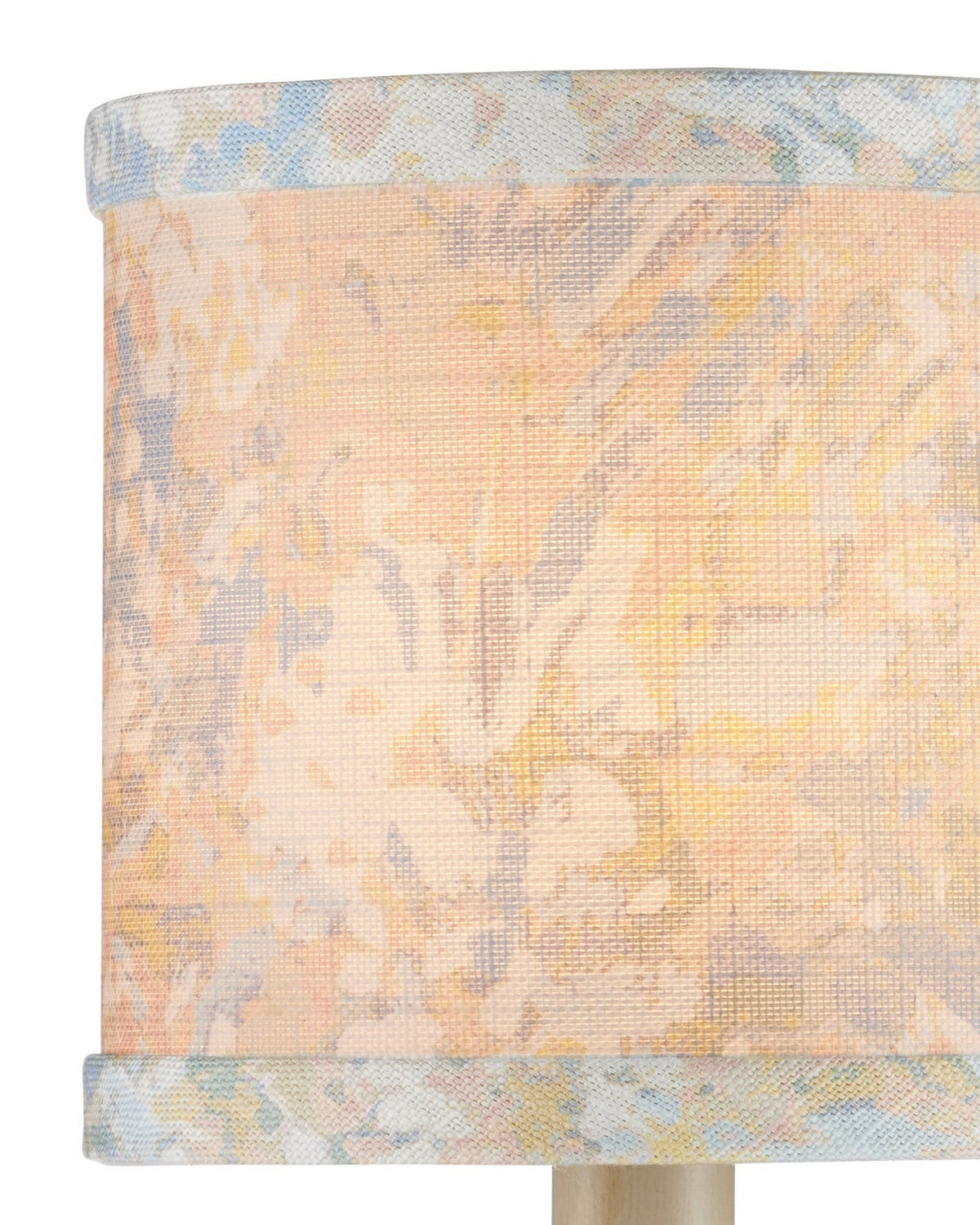 Currey and Company 0900-0060 Nuancier Wildflower en bleu pastel/rose pastel/ivoire