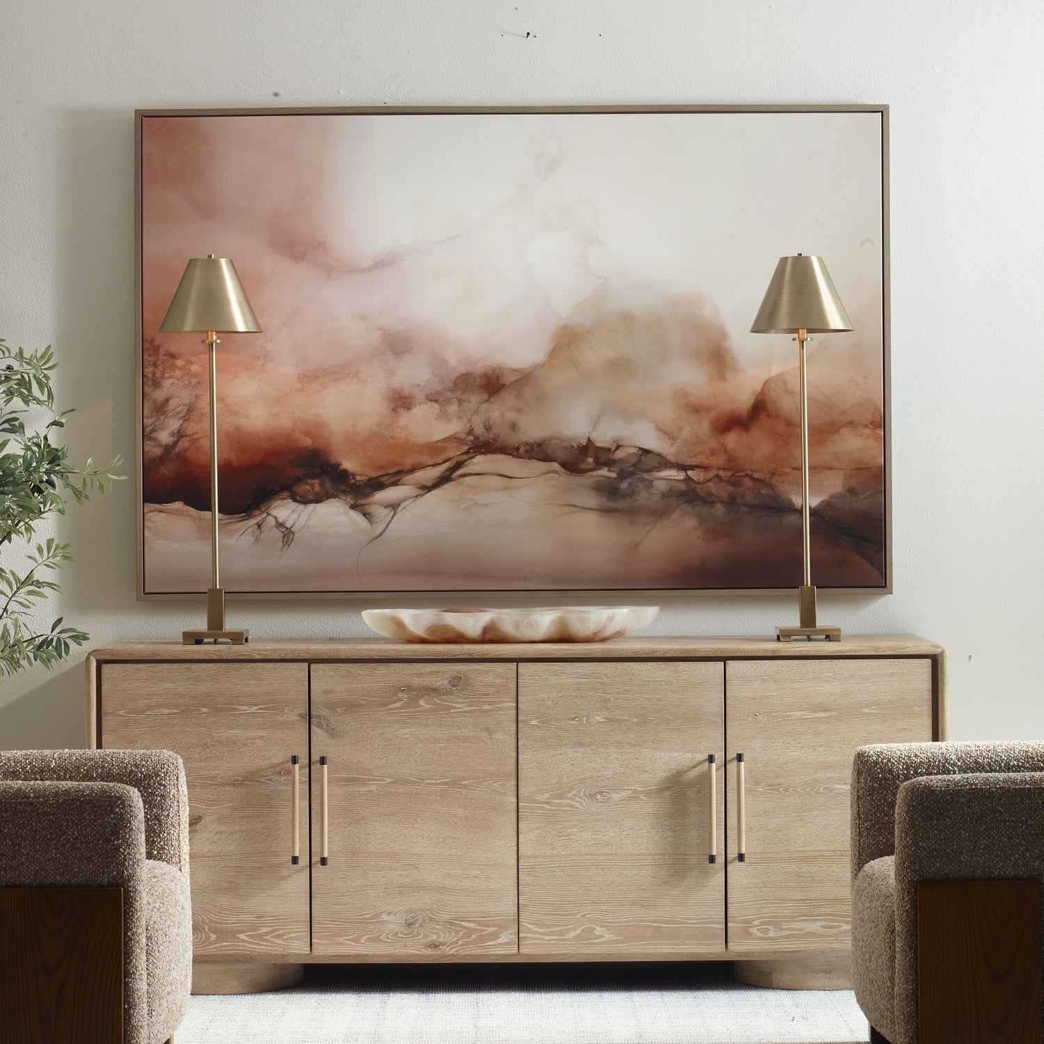 Uttermost - 32544 - Art abstrait - Rise - Chêne clair