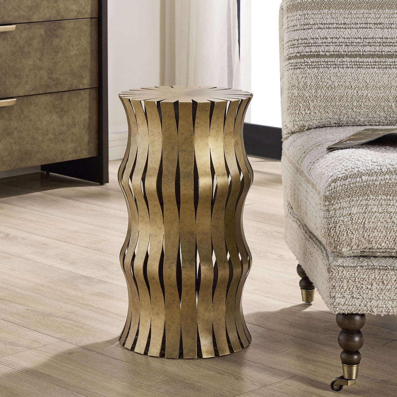 Uttermost - 50319 - Table d'appoint - Arida - Or vieilli