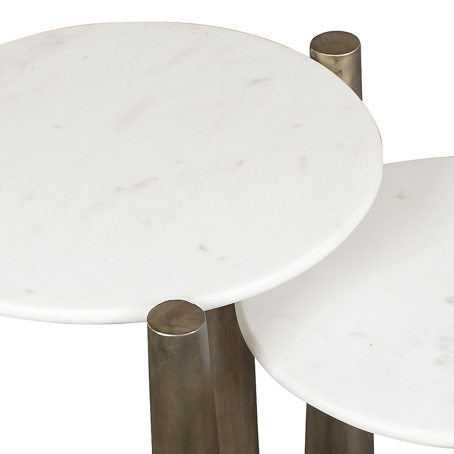 Uttermost - 50336 - Ensemble de 2 tables gigognes - Claridge - Or antique