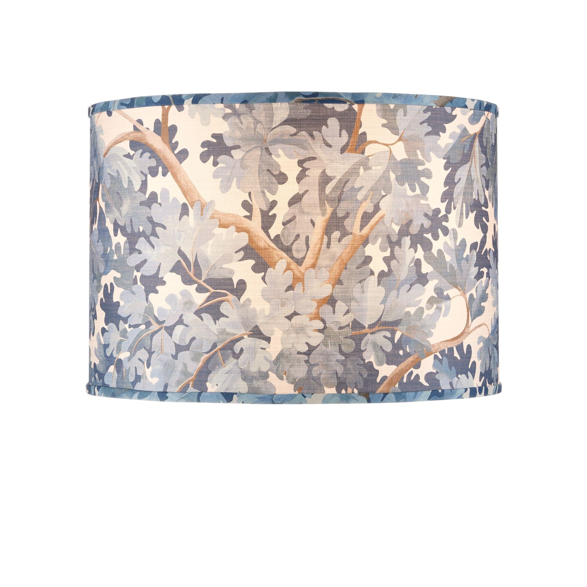 Currey and Company - 0900-6011 - Lamp Shade - Woodland - Blue / Brown / Ivory