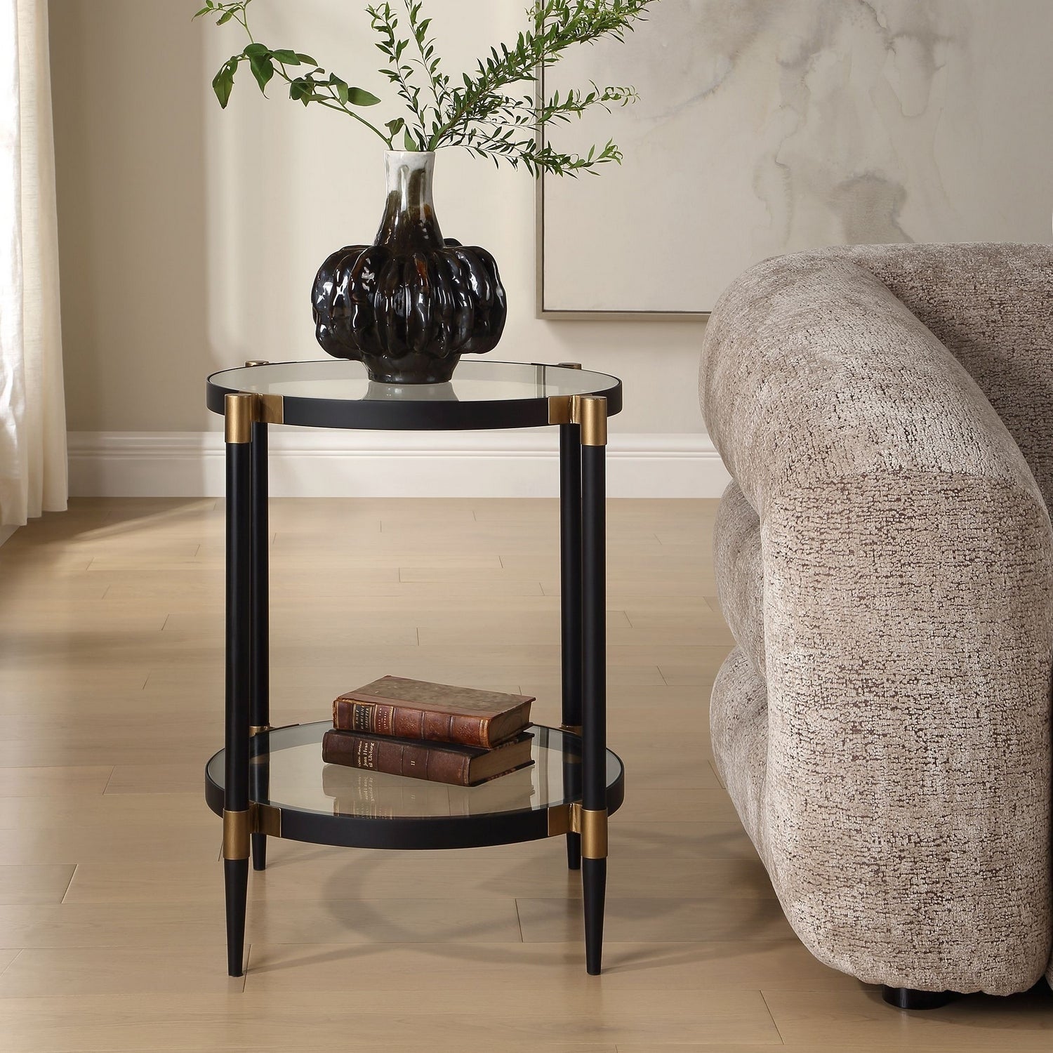 Uttermost - 50360 - Table d'appoint - Chadid - Fer noir