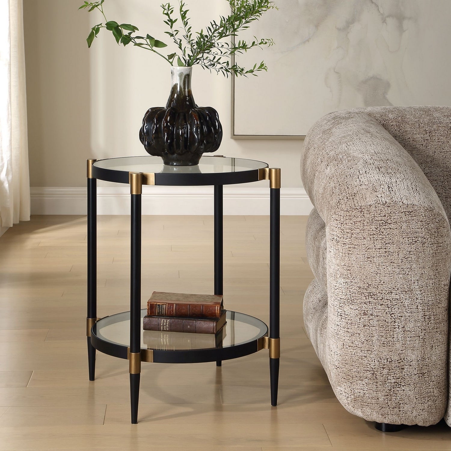 Uttermost - 50360 - Table d'appoint - Chadid - Fer noir