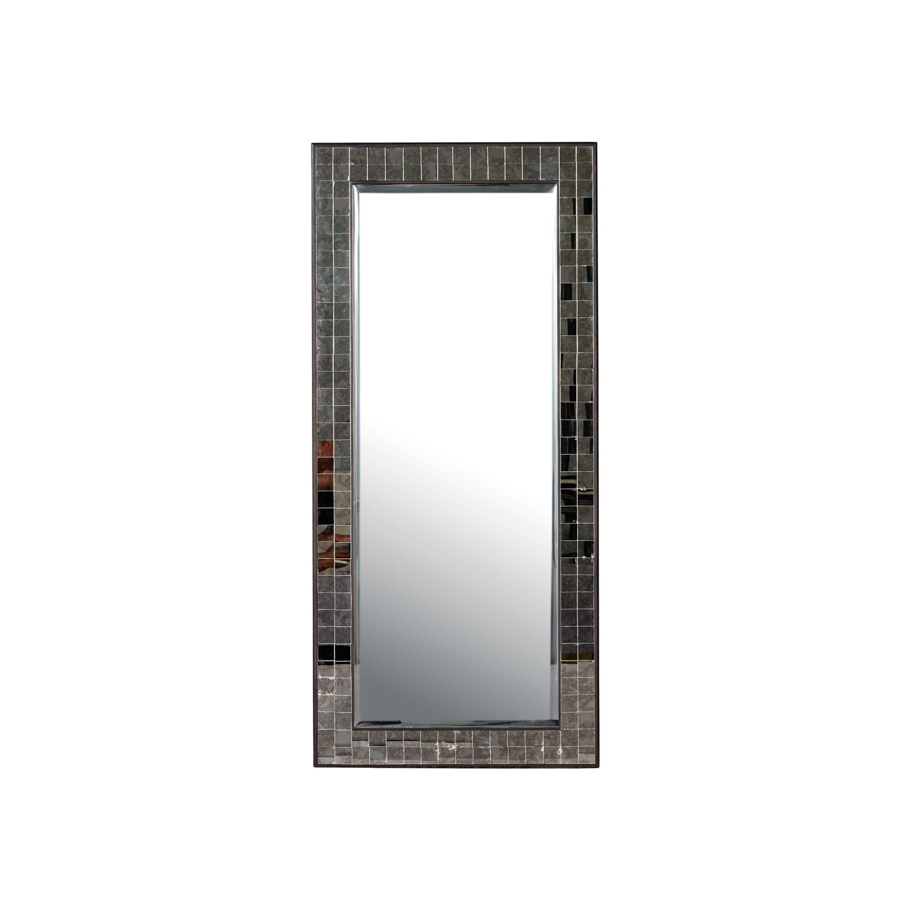 Currey and Company - 1000-0167 - Mirror - Mosaico - Ebony / Antique Mirror