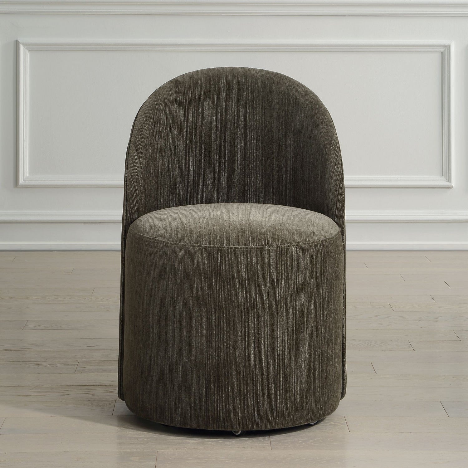 Uttermost - 53053 - Dining Chair - Roll With It - Textured Chenille In Herb