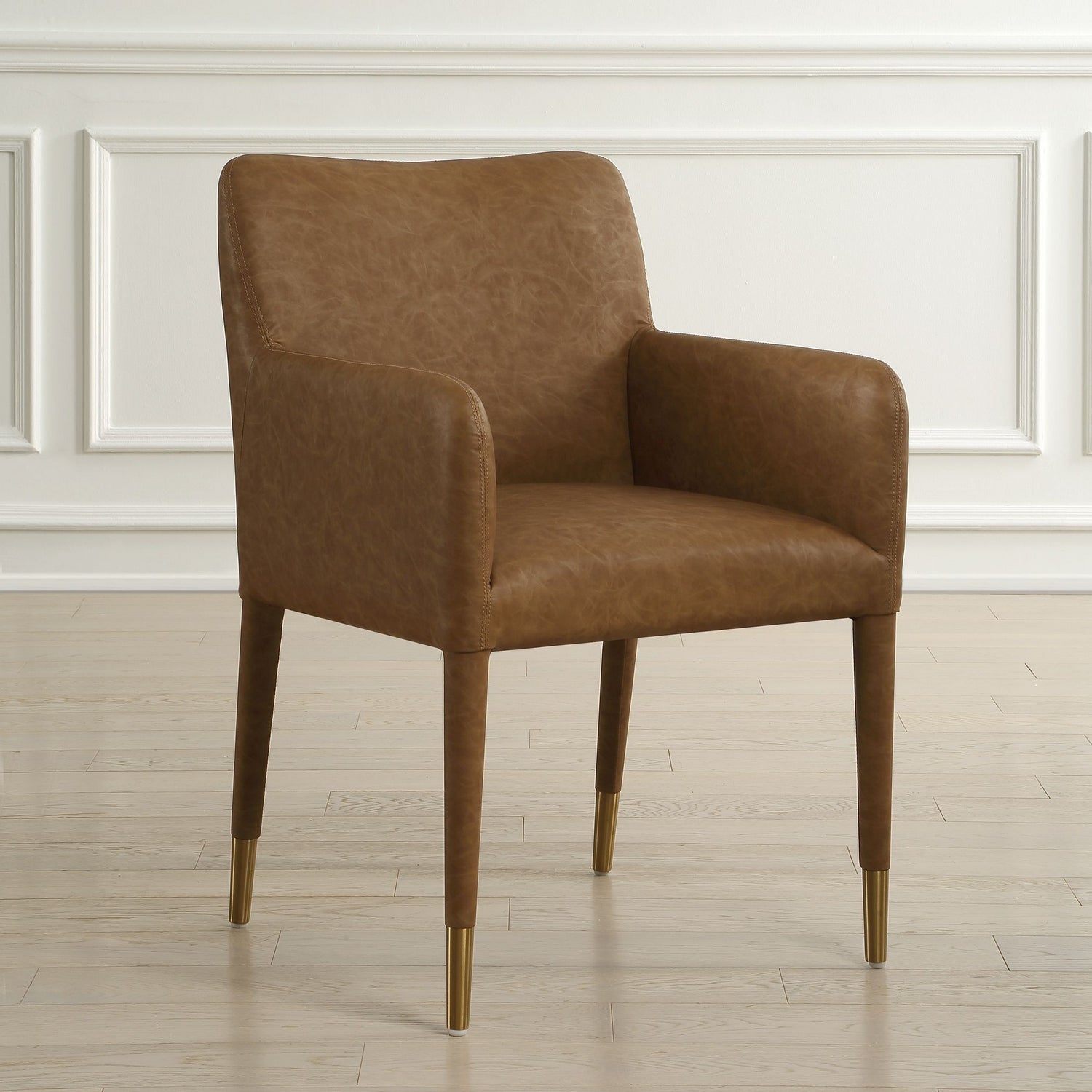 Uttermost - 53055 - Chaise de salle à manger - Conifère - Laiton brossé