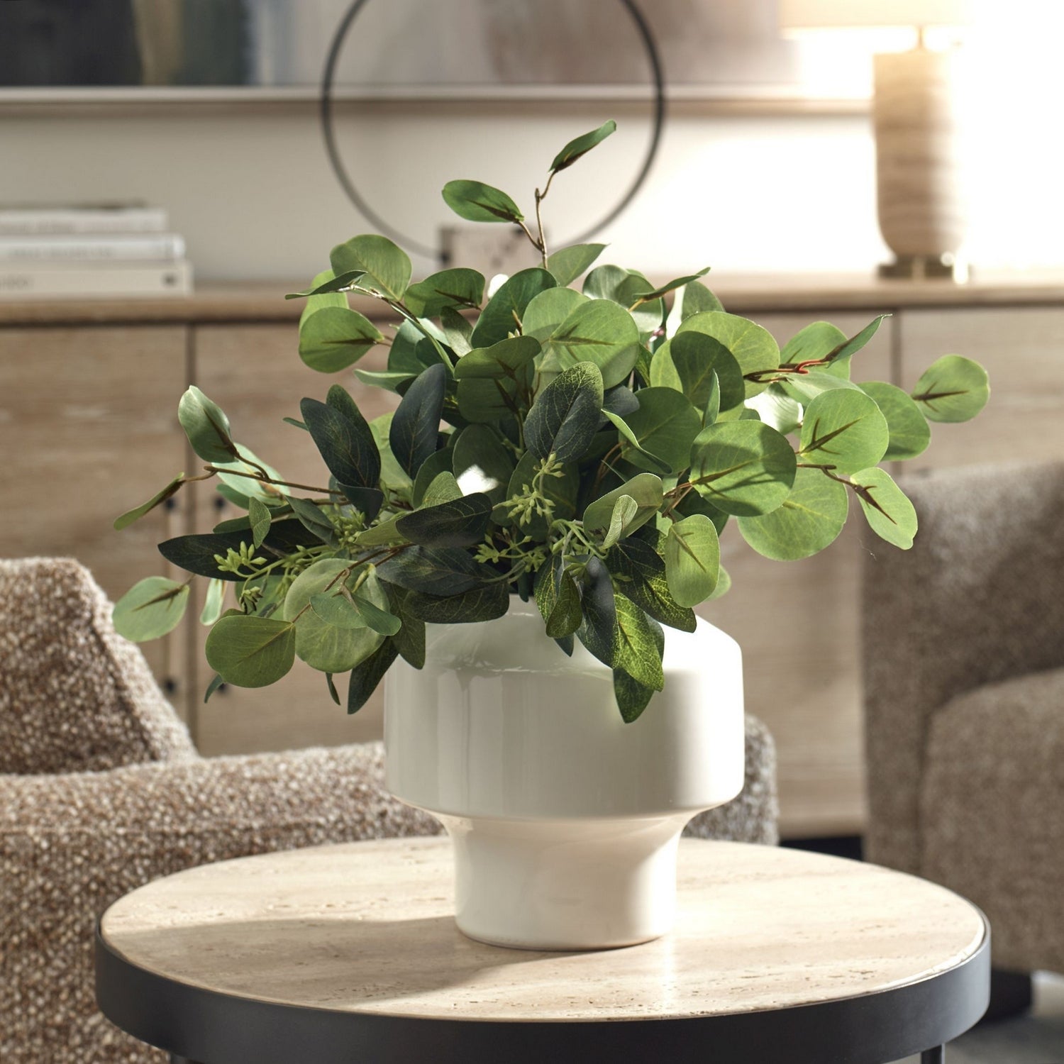 Uttermost - 60257 - Vase - Essence d'eucalyptus - Blanc