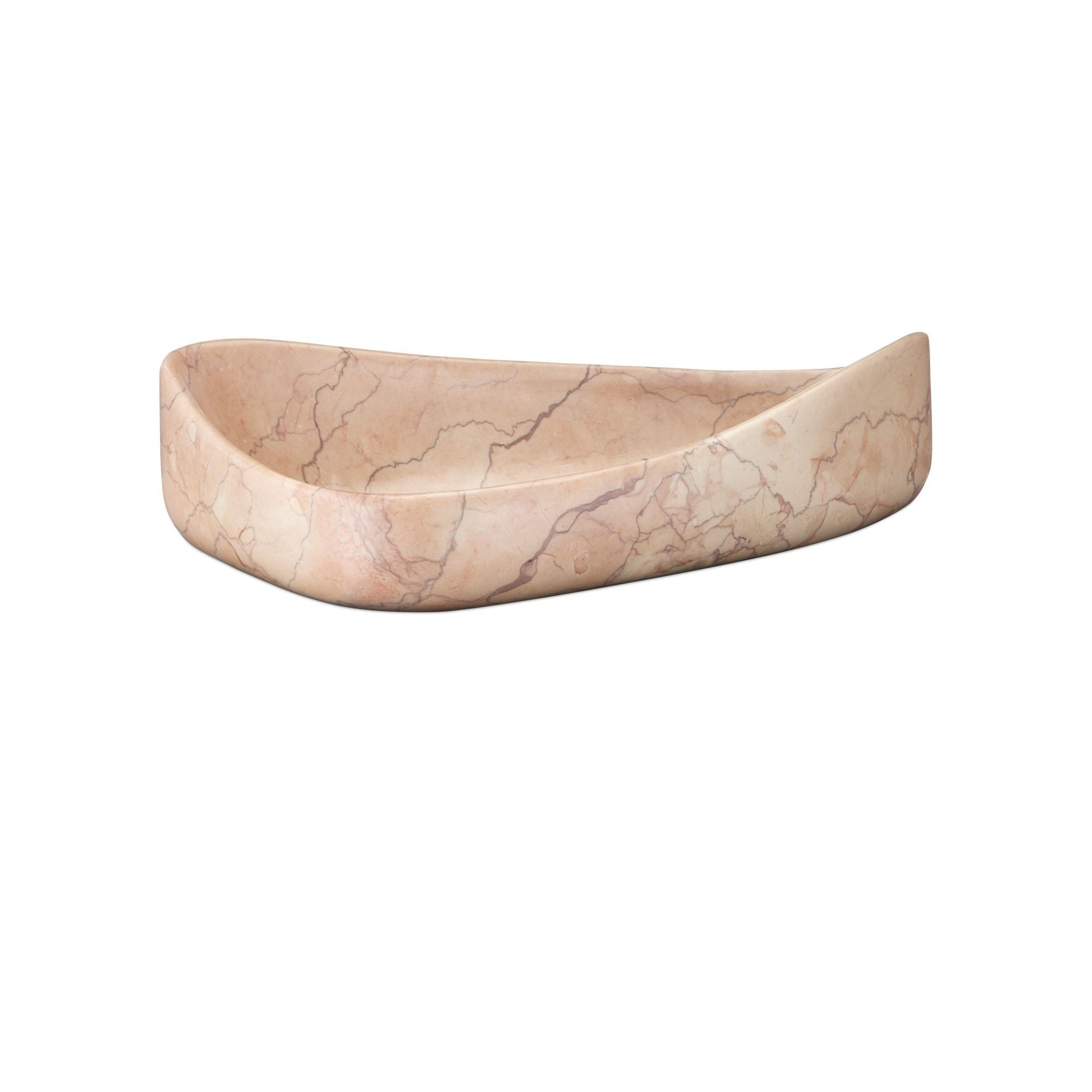 Currey and Company - 1200-1038 - Bowl - Deaton Rosa Marble Bowl - Natural