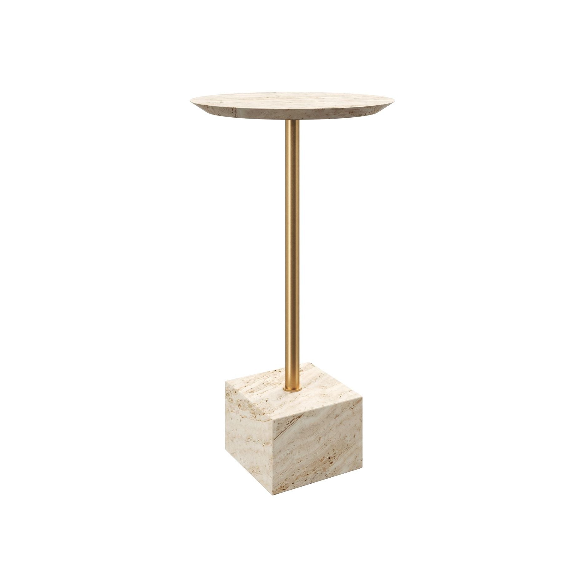 Currey and Company - 4000-0240 - Drinks Table - Prado - Natural / Polished Brass