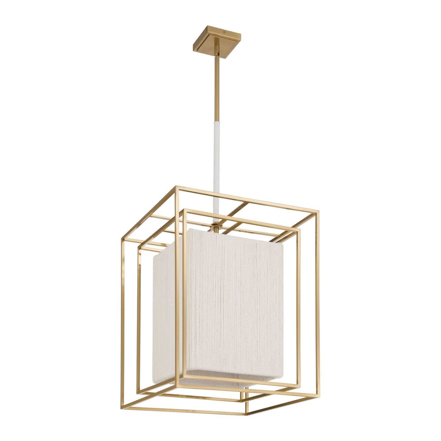 Thesis Lighting 207269A Abbey Pendant in Brass