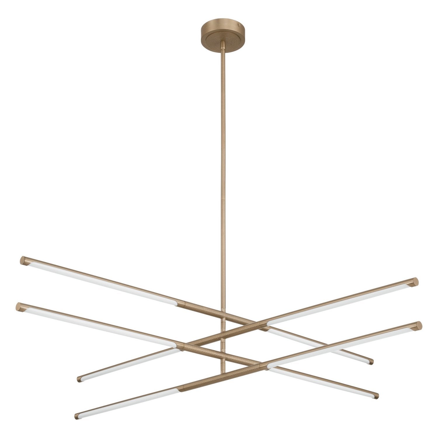 Thesis Lighting 207282A Overture LED Convertible Chandelier in Champagne Bronze