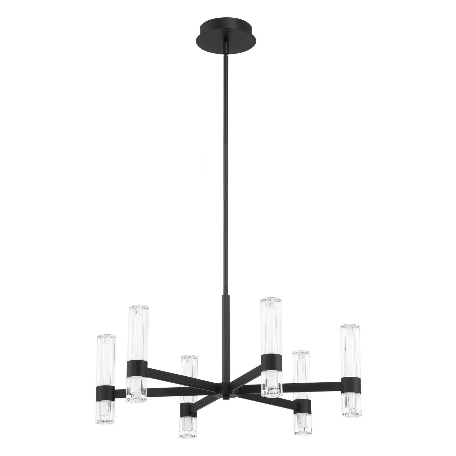 Thesis Lighting 207311A Ristretto LED Chandelier in Matte Black
