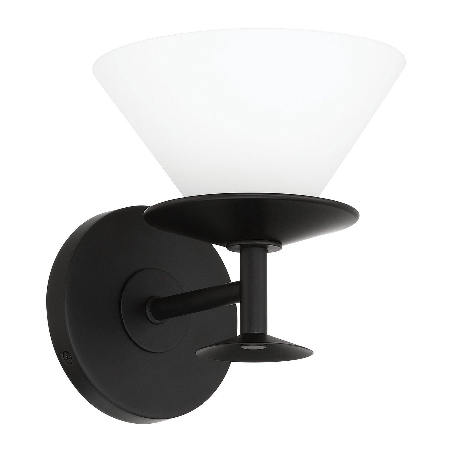 Thesis Lighting 207322A Tremolo Vanity in Matte Black, Champagne Gold
