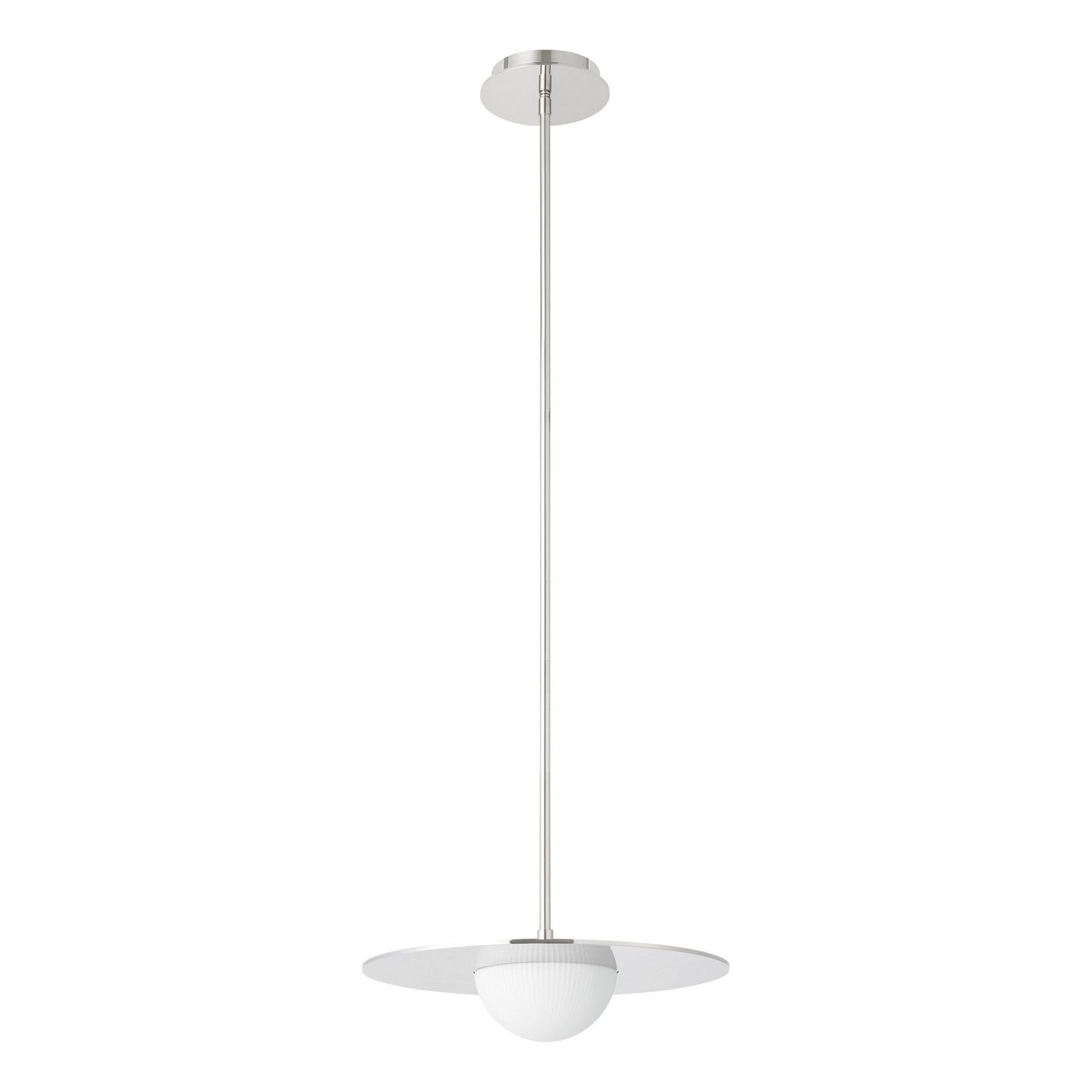 Thesis Lighting 207411A Solstice LED Convertible Pendant in Polished Nickel